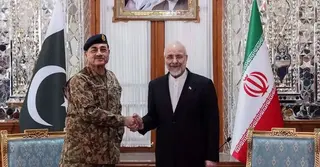 ইরানি স্পিকারের সঙ্গে পাকিস্তানের সেনাপ্রধানের বৈঠক